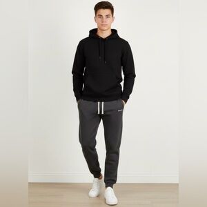 Bench Active Sweatpants Joggers Youth Boy XXL 18/20 Grey Sporty Athletic